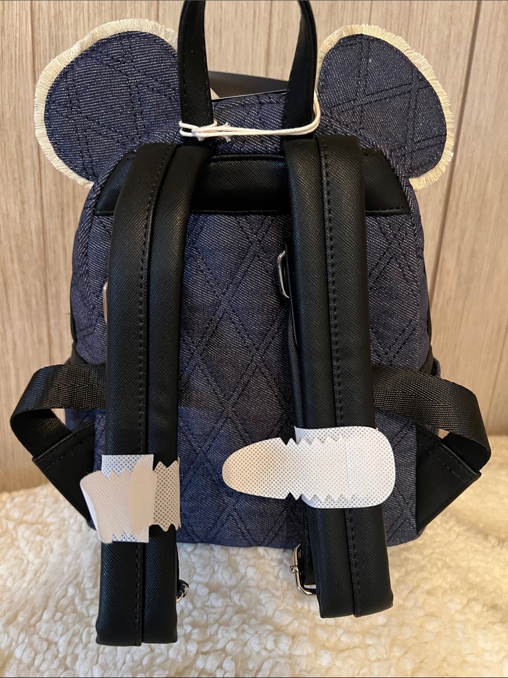 Disney Denim & Bow Loungefly Bag, NWT - Picture 3 of 7